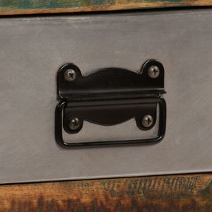 vidaXL Stolik kawowy z 3 szufladami z drewna odzyskanego, 100x50x35 cm 3