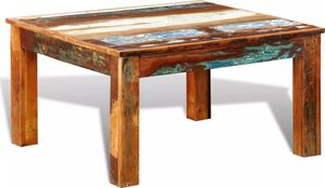 vidaXL Kwadratowy stolik kawowy z drewna odzyskanego 1