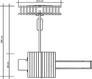 vidaXL Plac zabaw ze zjeżdżalnią, drabinkami i huśtawką, drewno FSC 5