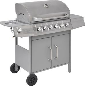 vidaXL 273794 Grill ogrodowy gazowy 13.3 kW 63.5 cm x 37.5 cm 3