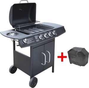 vidaXL 273789 Grill ogrodowy gazowy 9.7 kW 48.5 cm x 37.5 cm 2