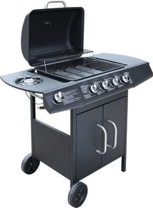 vidaXL 273789 Grill ogrodowy gazowy 9.7 kW 48.5 cm x 37.5 cm 3