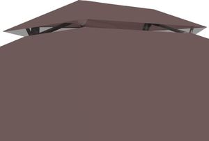 vidaXL altana ogrodowa z huśtawką, kolor kawowy (43240) 6