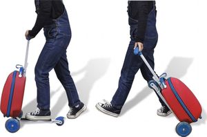 Hulajnoga vidaXL Czerwona (90663) 4