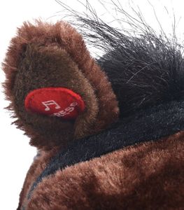 vidaXL Pluszowy konik, stojący, brązowy, XXL 4