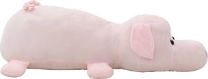 vidaXL Pluszowa świnka przytulanka, różowa 1