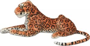 vidaXL Pluszowy leopard XXL brązowy 2