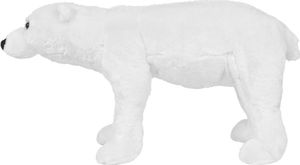 vidaXL Pluszowy niedźwiedź polarny, stojący, biały, XXL 2