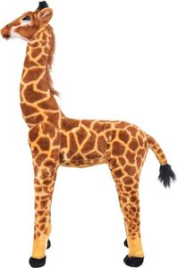vidaXL Pluszowa żyrafa, stojąca, brązowo-żółta, XXL 2