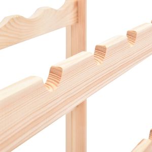 vidaXL Stojak na 12 butelek wina, drewno sosnowe (286191) - 286191 4