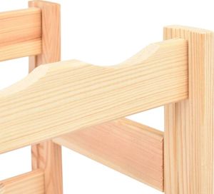 vidaXL Stojak na 12 butelek wina, drewno sosnowe (286191) - 286191 5