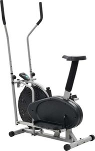 Orbitrek vidaXL Orbitrek powietrzny 2w1 czarny 2