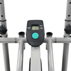 Orbitrek vidaXL Orbitrek powietrzny 2w1 czarny 6