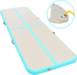 vidaXL Dmuchany materac gimnastyczny 91923 600 cm x 100 cm x 10 cm zielony 2