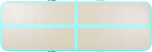 vidaXL Dmuchany materac gimnastyczny 91923 600 cm x 100 cm x 10 cm zielony 6