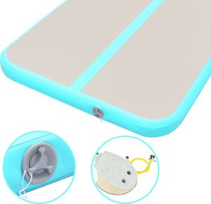 vidaXL Dmuchany materac gimnastyczny 91923 600 cm x 100 cm x 10 cm zielony 8