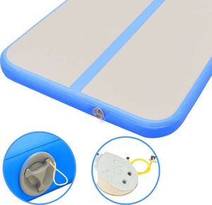 vidaXL Dmuchany materac gimnastyczny 91913 300 cm x 100 cm x 10 cm niebieski 8