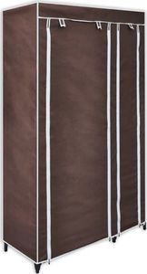 vidaXL Szafy materiałowe, 2 szt., brązowe 2