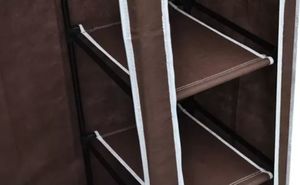 vidaXL Szafy materiałowe, 2 szt., brązowe 6