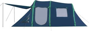 Namiot turystyczny vidaXL Namiot kempingowy, dmuchany stelaż, 500x220x180 cm, zielony (91580) - 91580 4