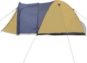 Namiot turystyczny vidaXL 91017 Żółty 5