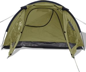 Namiot turystyczny vidaXL 3 osobowy zielony (91013) 6