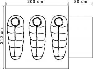 Namiot turystyczny vidaXL 91014 Niebieski 9