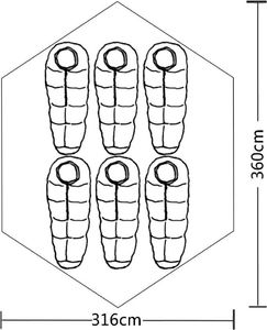 Namiot turystyczny vidaXL 91010 7