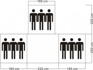 Namiot turystyczny vidaXL 90412 8