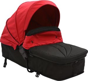 Wózek vidaXL Wózek 2w1 (gondola i spacerówka) czerwony stal 7