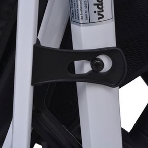 Wózek vidaXL Wózek 3w1 aluminium czerwono-czarny 2