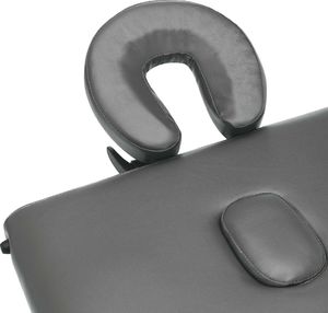 vidaXL Stół do masażu, 3 strefy, rama z aluminium, antracyt, 186x68cm 8