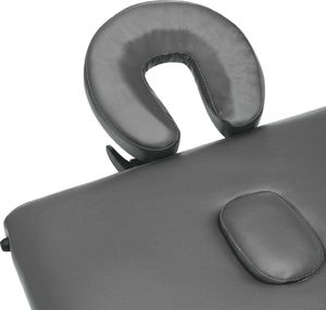 vidaXL Stół do masażu, 2 strefy, rama z aluminium, antracyt, 186x68cm 6