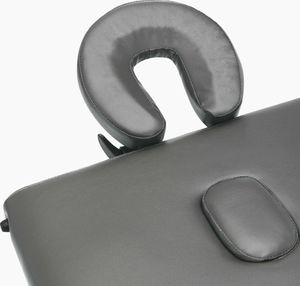 vidaXL Stół do masażu z 4 strefami, drewniana rama, antracyt, 186x68cm 7