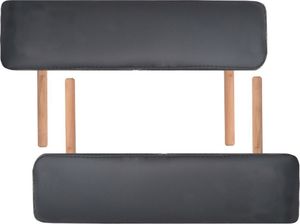 vidaXL Składany stół do masażu i stołek, trzyczęściowy, grubość 10 cm 7