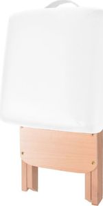 vidaXL Składany, trzyczęściowy stół do masażu ze stołkiem, biały 6