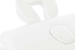 vidaXL Składany stół do masażu, dwuczęściowy, grubość 10 cm, biały 3