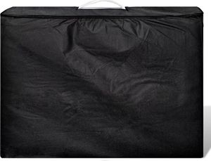 vidaXL Kremowo-biały składany stół do masażu 4 strefy z drewnianą ramą 2