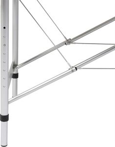 vidaXL Kremowy składany stół do masażu 3 strefy z aluminiową ramą 2