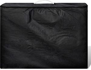 vidaXL Kremowy składany stół do masażu 3 strefy z aluminiową ramą 5