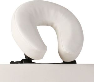 vidaXL Kremowy składany stół do masażu 3 strefy z aluminiową ramą 7