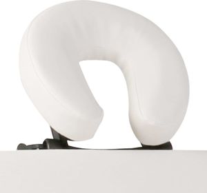 vidaXL Kremowy składany stół do masażu 3 strefy z drewnianą ramą 3