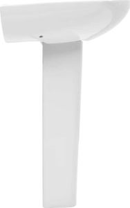 Umywalka vidaXL Umywalka z postumentem, ceramiczna, biała, 650x520x200mm (143001) 3