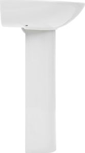 Umywalka vidaXL Umywalka z postumentem, ceramiczna, biała, 520x440x190mm (142999) 4