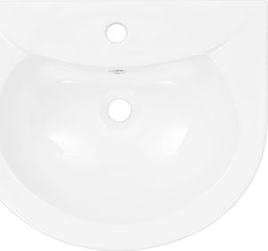 Umywalka vidaXL Umywalka z postumentem, ceramiczna, biała, 520x440x190mm (142999) 6