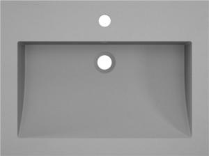 Umywalka vidaXL Granitowa umywalka, 600x450x120mm, szara (142963) 5