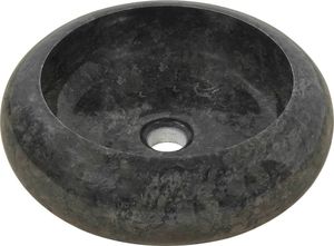 Umywalka vidaXL Umywalka, 40 x 12 cm, marmurowa, czarna 4