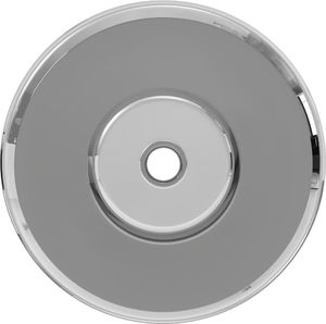 Umywalka vidaXL Umywalka, 42 x 14 cm, ceramiczna, srebrna 4