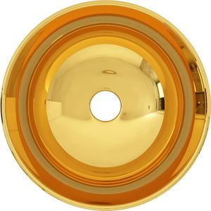 Umywalka vidaXL Umywalka, 28 x 10 cm, ceramiczna, złota (143490) - 143490 3