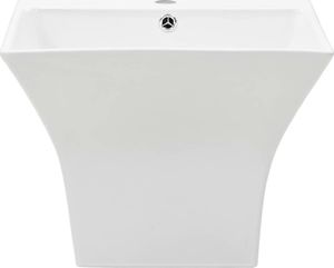 Umywalka vidaXL Umywalka ścienna, ceramiczna, biała, 500x450x410mm (143019) 3